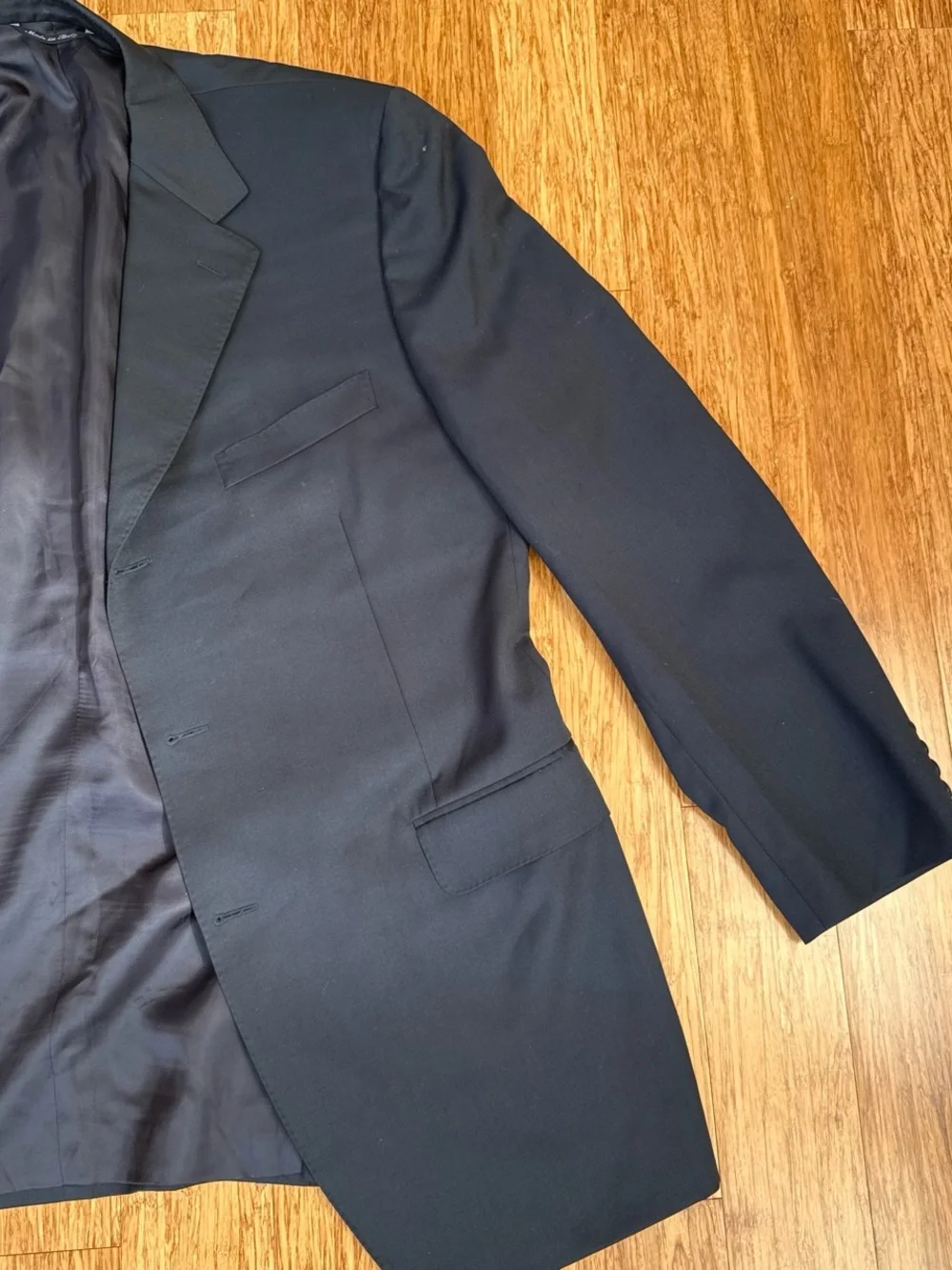 Canali Men's Dark Navy Single-Breasted Blazer